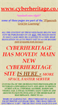 Mobile Screenshot of cyberheritage.co.uk